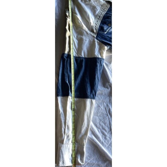 Vintage Roper Western Denim Brown Button Up Shirt Long Sleeve USA Men’s Sz Large - Picture 5 of 12